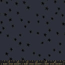 Starry New Charcoal 43"/44" Fabric Per Yard