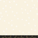 Starry New White On Natural 43"/44" Fabric Per Yard