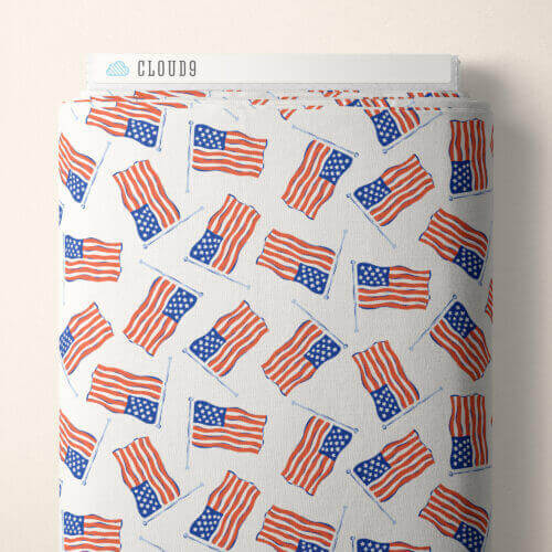 Stars, Stripes & Sun - Stars and Stripes - White