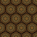 Steampunk Menagerie Gear Stars Cotton 44"/45" Fabric Per Yard