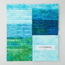 Stonehenge Gradations II Peacock Tiles - 10" Squares