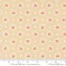 Sunbonnet Almond Flower Dots Cotton 44"/45" Fabric Per Yard