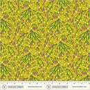 Sunshine Huckleberry Chartreuse High Density Cotton 44"/45" Fabric Per Yard