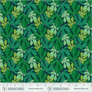Sunshine Monstera Forest High Density Cotton 44"/45" Fabric Per Yard