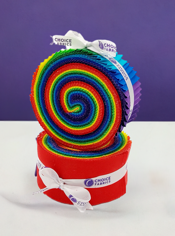 Supreme Solids - 2.5" Roll - Jumbo Rainbow (40 cuts)