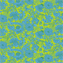 Sweet Talk Kim Turquoise Cotton 44/45" Fabric Per Yard