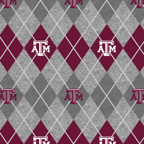 Texas A&M Aggies - Fleece - Heather Argyle