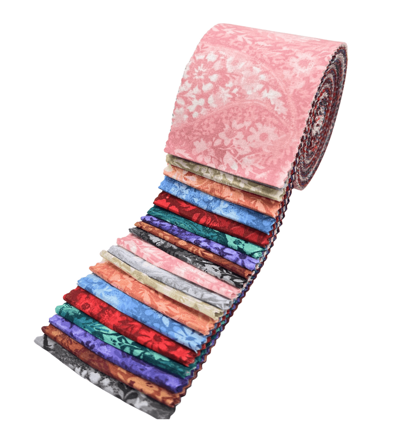 Floral Tones - 2.5" Roll (20 cuts)