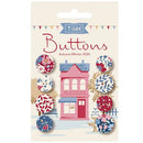 Tilda Village Life Winter Buttons