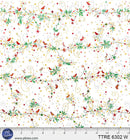 Turnowsky Treasures Branches and Birds White 44"/45" Cotton Fabric Per Yard