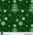 Turnowsky Treasures Delicate Trees Dark Green 44"/45" Cotton Fabric Per Yard