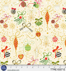 Turnowsky Treasures Antique Ornaments Ecru 44"/45" Cotton Fabric Per Yard