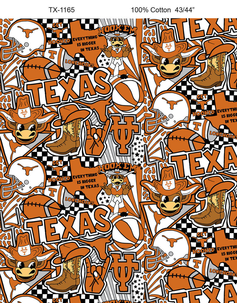 Texas Longhorns - Pop Art