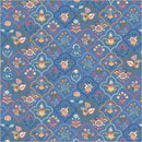 Tapestry Botanica Powder Blue Cotton 43/44" Fabric Per Yard