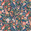 Tapestry Legacy Blooms Indigo Cotton 43/44" Fabric Per Yard