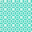 Teal Colorblock Party Cheater Prints 108" Cotton Fabric Per Yard