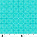 Color Pop Playground - Teal Double Crossed - Cotton 44"/45" Fabric Per Yard