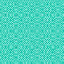 Teal Twinkle Colorblock Party 43/44" Cotton Fabric Per Yard