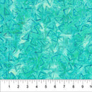 Turquoise Scattered Triangle Celebration Cotton 44/45" Fabric Per Yard