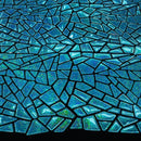 Shattered Glassed Metallic Foil Stretch Velvet Fabric