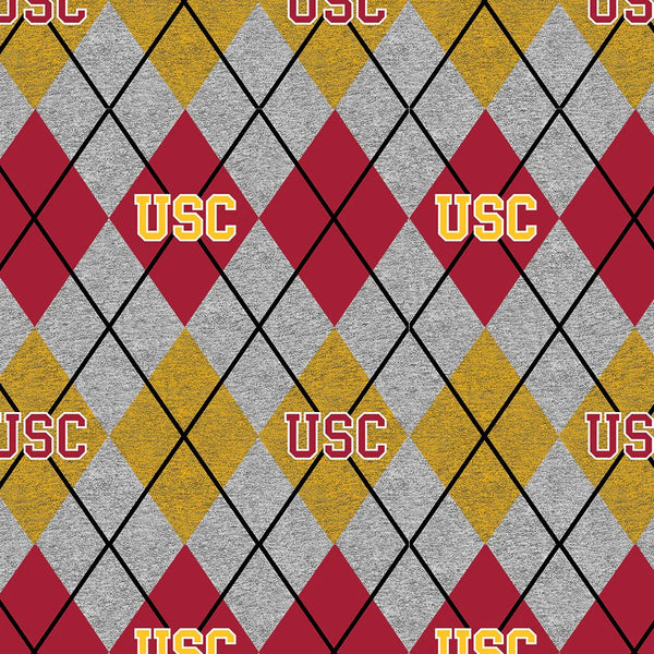 USC Trojans - Fleece - Heather Argyle