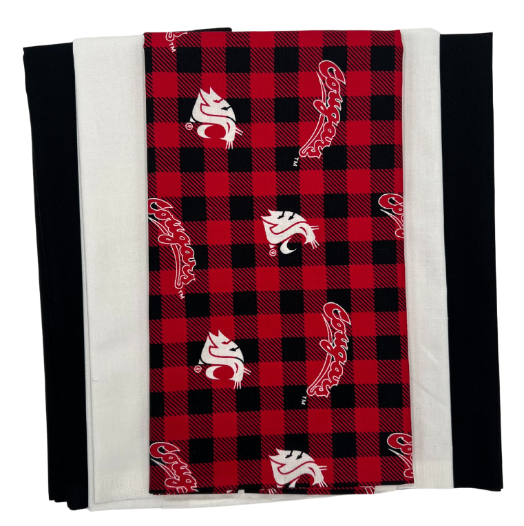 Washington State Cougars - Tailgate Panel - Quilt Kit