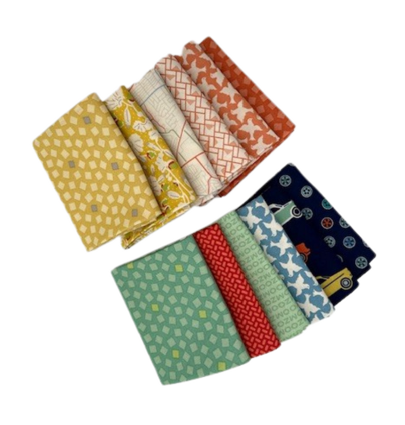 Sweet Ride - Andover Fabrics - Fat Quarter Bundle - 12 pack