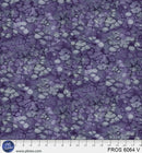 Violet / Purple Frost FROS-6064-V Cotton 44/45" Fabric Per Yard