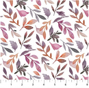 Vivian Leaves White Multi
