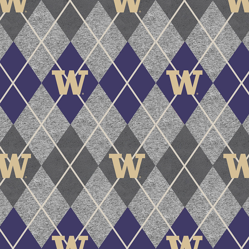 Washington Huskies - Fleece - Heather Argyle