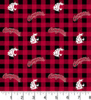 Washington State Cougars - Buffalo Plaid