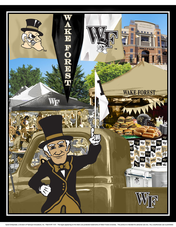 Wake Forest Demon Deacons - Tailgate Panel