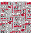Wisconsin Badgers - Fleece - Heather Verbiage