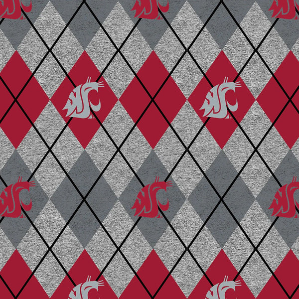 Washington State Cougars - Fleece - Heather Argyle