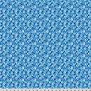Wanderlust Daisies Quilting Cuddle Blue Fabric per yard