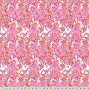Wanderlust Paisley Quilting Cuddle Pink Fabric per yard