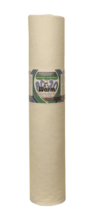 Warm 80/20 Blend 110" x 25 YD Batting Roll - Cotton and Polyester Blend Batting