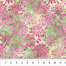 Water Lilies Sunshine 44"/45" Cotton Fabric Per Yard