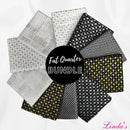 Whispers Metallic Fat Quarter Bundle - 10 Pack