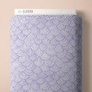 Wildest Dreams Lilac Scallop Organic Cotton 44"/45" Fabric Per Yard