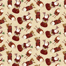 Gingerbread Christmas - Digital Santas - Dark Butter