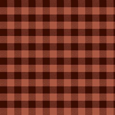 Snow Mountain - Plaid - Dark Rust