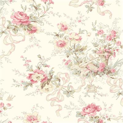 Charlotte - Cottage Floral - Light Cream