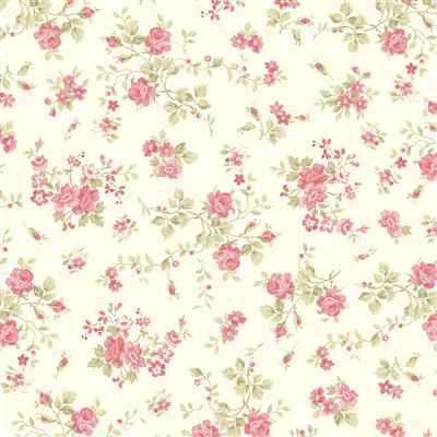 Charlotte - Rose Bunches - Light Cream