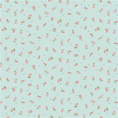 Charlotte - Ditsy Floral - Turquoise