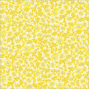 Yellow Verona Allegra Blooms Cotton 44”/45” Fabric Per Yard