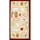 Wrapped in Joy - Christmas Gift Labels - 23" Panel