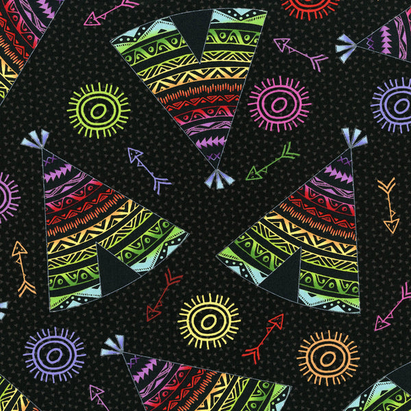 Pow Wow Wow! - Teepee Toss - Black