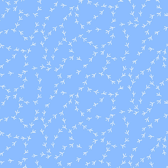 Chicken Tracks - Light Blue