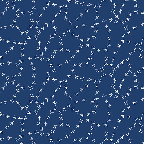 Chicken Tracks - Navy Blue